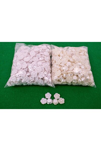 OEM Margele Plastic Forma Trandafir Crem