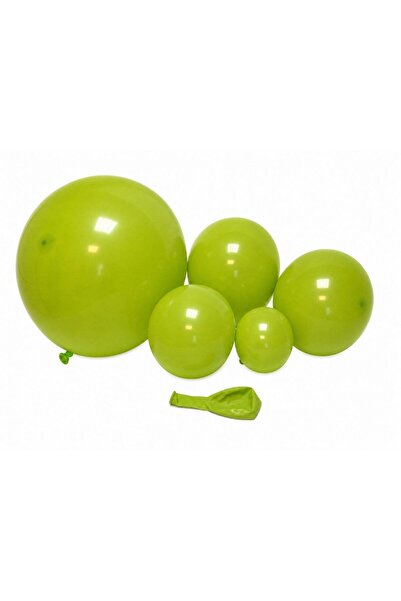 OEM Matte Balloons TX 61 Ecru Green 10"-100/ Top Bottom Set