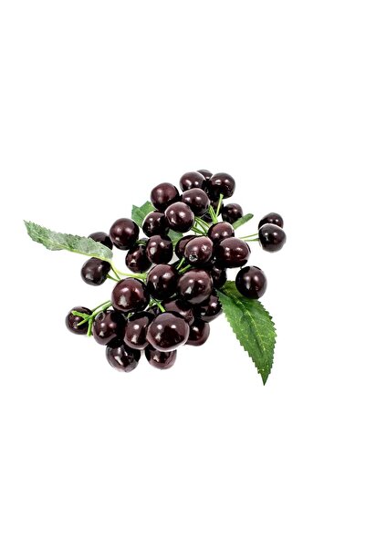 OEM Cirese Artificiale Buchet Pe Crenguta Negre