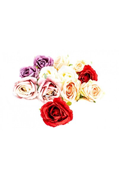 OEM Flori Artificiale Capete Trandafiri 10 Cm Somon