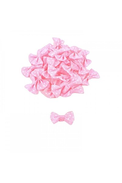 OEM Pink Polka Dot Decorative Bows 500/ Top Bottom Set