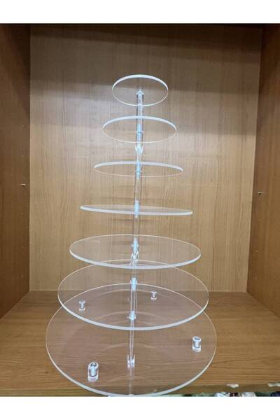 OEM Candy Bar Tray 7 Tiers Sheer Acrylic Plastic