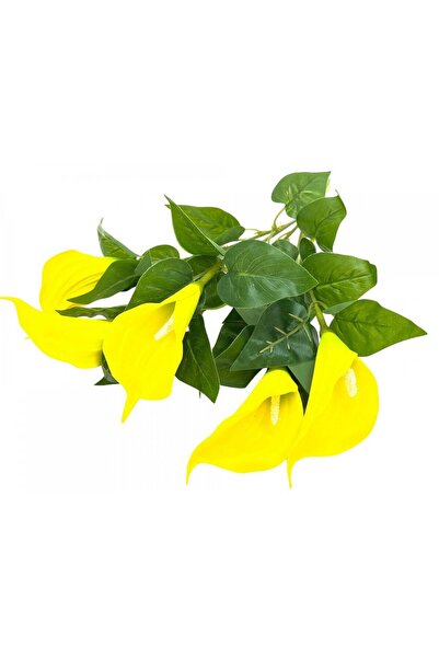 OEM Flori Artificiale Buchet 5 Cale Galben