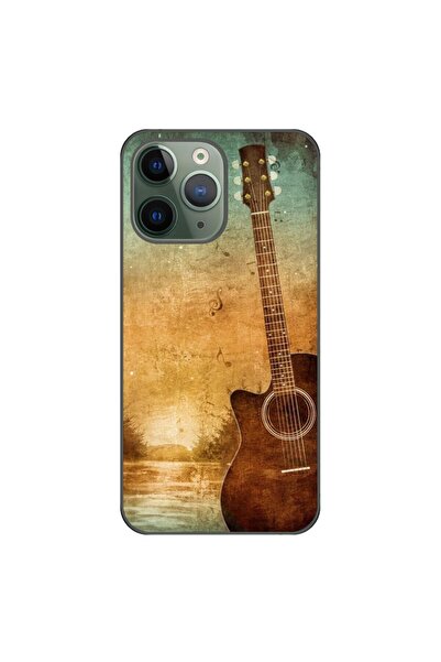 OEM Husa compatibila cu Apple iPhone 11 Pro Silicon Gel Tpu Model Chitara Vin...