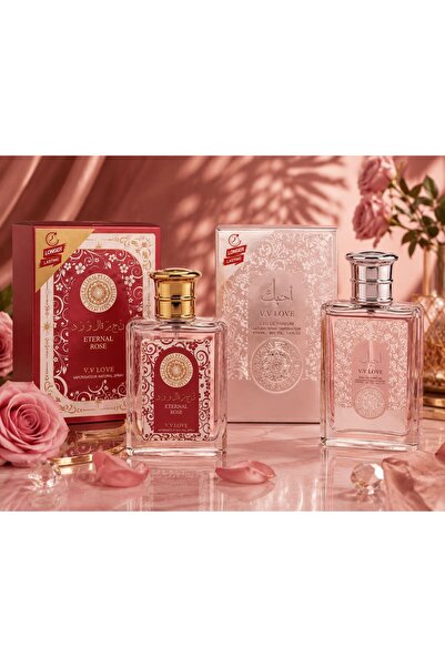 V.V LOVE Perfume & Candy Top Bottom Set 100ml – Floral Elegance and Persisten...