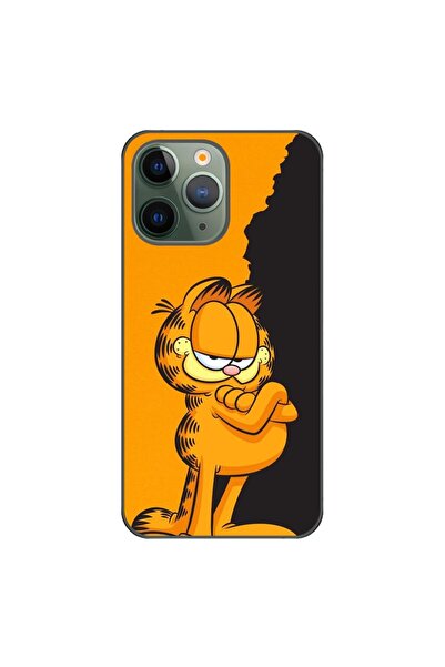 OEM Husa compatibila cu Apple iPhone 11 Pro Silicon Gel Tpu Model Garfield Bl...