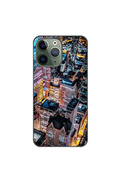 OEM Husa compatibila cu Apple iPhone 11 Pro Silicon Gel Tpu Model Night City