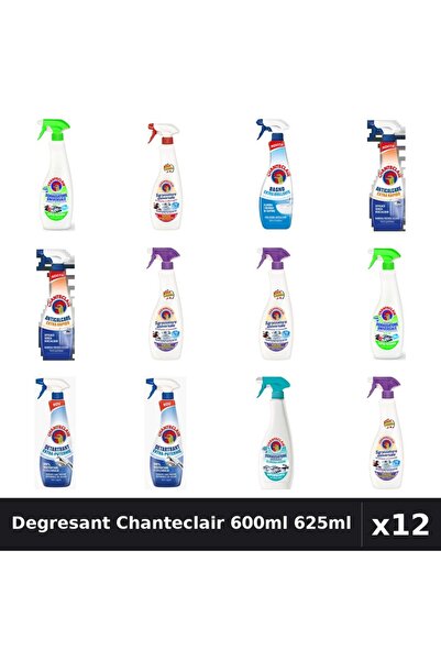 Chanteclair Set 12 Degresant Universal 600ml-625ml - Lamaie, Lavanda, Marsili...
