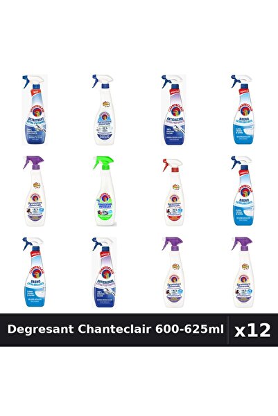 Chanteclair Set 12 Degresant Universal 600-625ml - 7 Arome, Bicarbonat, Marsilia