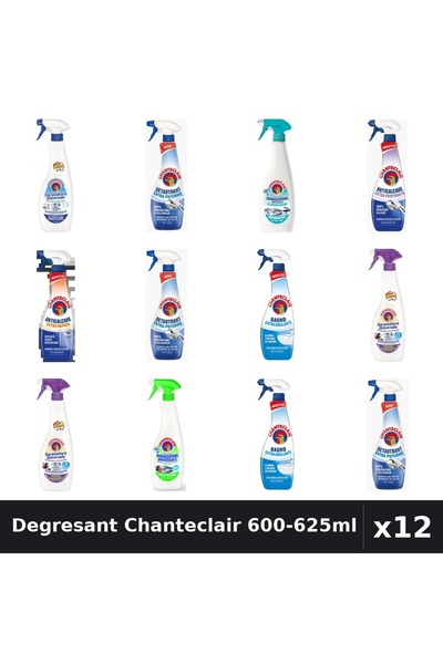 Chanteclair Set 12 Degresant Universal 600-625ml - 8 Arome, Bicarbonat, Lămâi...