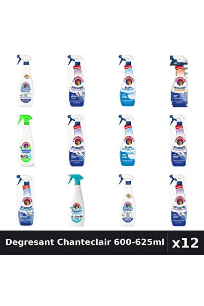 Chanteclair Set 12 Degresant Universal 600-625ml - Bicarbonat, Lămâie, Antica...