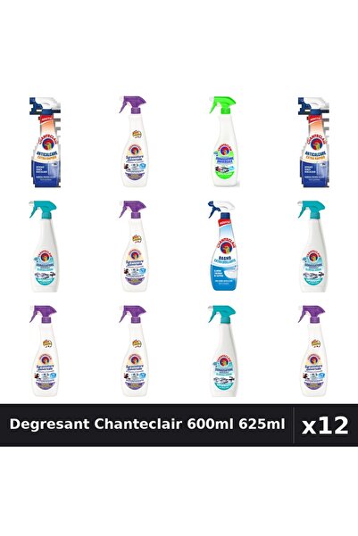 Chanteclair Set 12 Degresant Universal 600ml-625ml - Lavanda, Lămâie, Mosc - ...