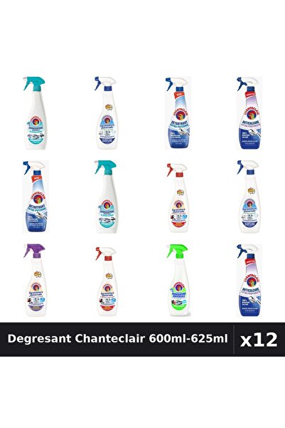 Chanteclair Set 12 Degresant Universal 600ml-625ml - 7 Arome, Bicarbonat, Lav...