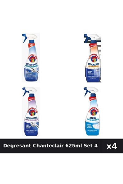 Chanteclair Set 4 Degresant Universal 625ml - Puternic, Rapid, Parfumat, Stra...
