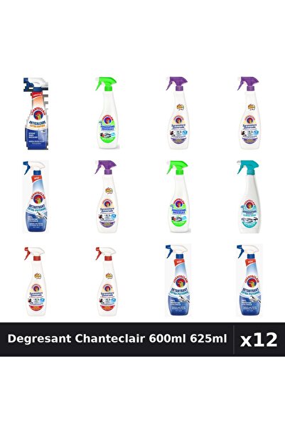 Chanteclair Set 12 Degresant Universal 600ml 625ml - Lămâie, Marseilia, Mosc Alb