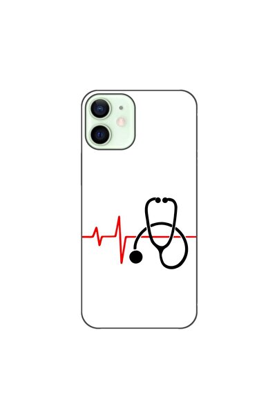 OEM Husa compatibila cu Apple iPhone 12 Mini Silicon Gel Tpu Model Puls Doctor