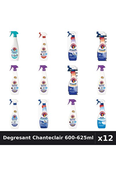 Chanteclair Set 12 Degresant Universal 600-625ml - 9 Arome, Anticalcar, Detar...