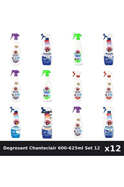 Chanteclair Set 12 Degresant Universal 600-625ml - Lavanda, Lămâie, Marsilia,...