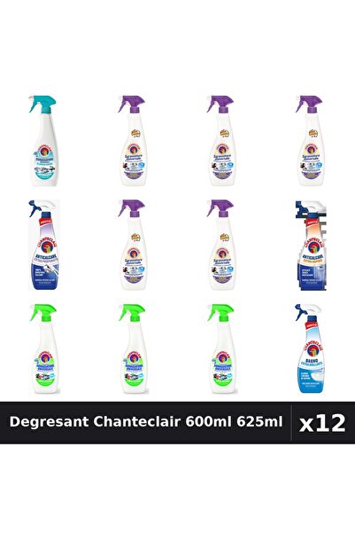 Chanteclair Set 12 Degresant Universal 600ml 625ml - Lavanda, Lămâie, Mosc Alb
