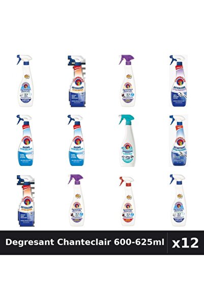 Chanteclair Set 12 Degresant Universal 600-625ml - Bicarbonat, Mosc, Marsilia