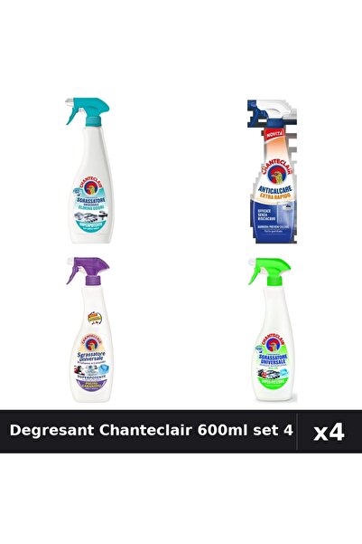 Chanteclair Set 4 Degresant Universal 600ml-625ml - Anti-Miros, Lamaie, Mosc Alb
