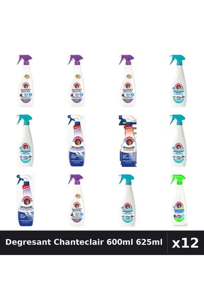 Chanteclair Set 12 Degresant Universal 600ml, 625ml - Lavanda, Mosc, Lămâie, ...