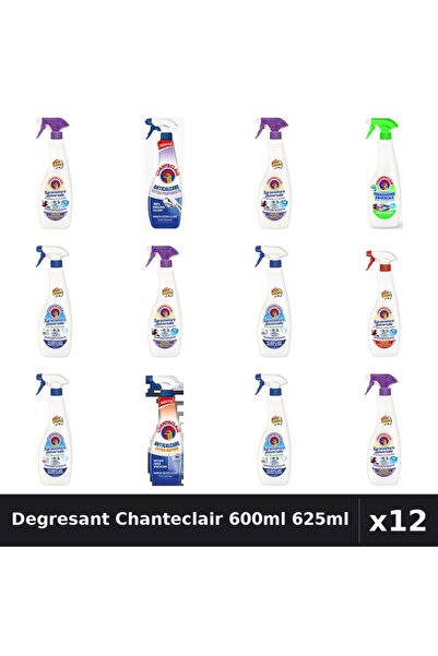 Chanteclair Set 12 Degresant Universal 600ml 625ml - 7 Arome - Curatenie Casa