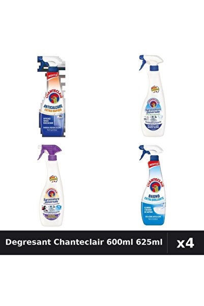 Chanteclair Set 4 Degresant Universal 600ml 625ml - Bicarbonat, Mosc, Anticalcar