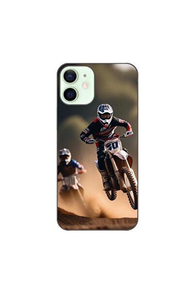 OEM Husa compatibila cu Apple iPhone 12 Mini Silicon Gel Tpu Model Motocross
