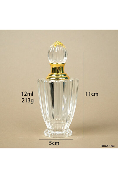 NUJET 1pcs Crystal Oil Bottle 12ml B846A