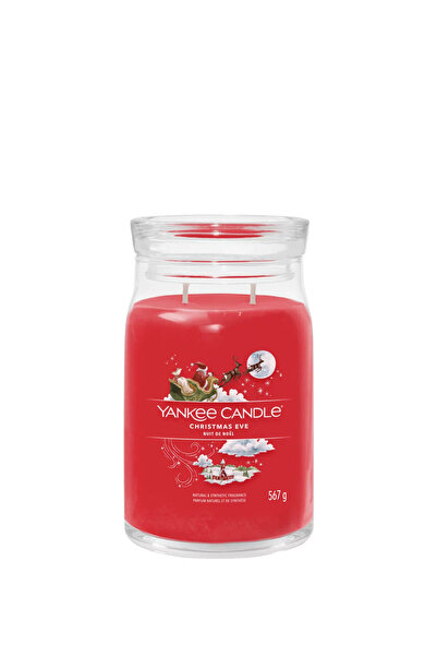 Yankee Candle Christmas Eve Kırmızı Tatlı ve Baharat Kokulu Mum 567 g