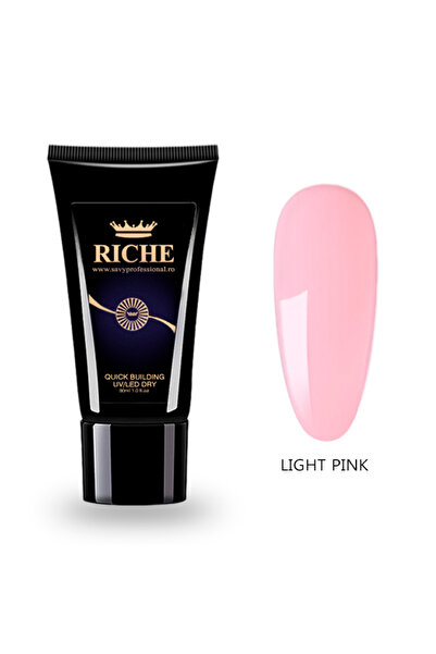 OEM Polygel pentru unghii, 30 g, Roz deschis intens