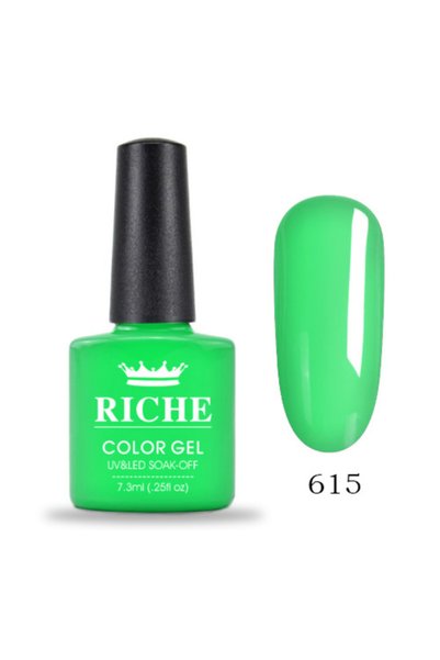 OEM Ojă semipermanentă Riche 615, Verde, 7.3 ml