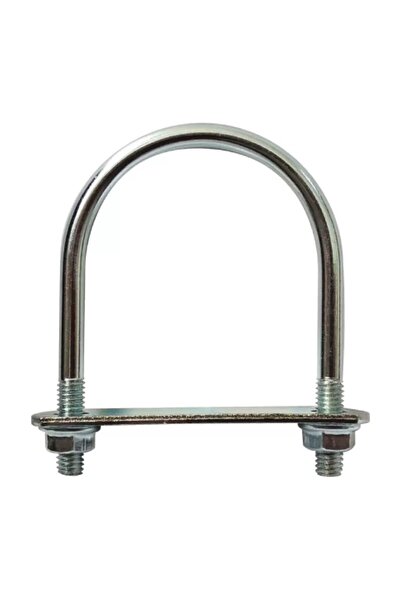 Rocast Set 5 x Brida Gard, 42.4 mm, pentru Fixare Panouri Gard, Stalp Rotund,...