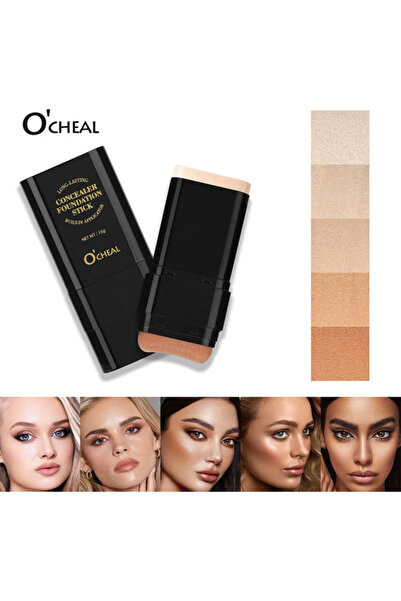O'Cheal Foundation & Concealer Stick Κρεμώδες Υψηλής Κάλυψης – 01 Ivory