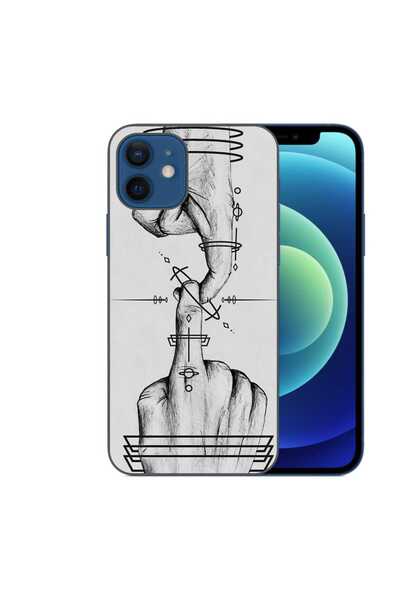 OEM Калъф, съвместим с Apple iPhone 12, силиконов гел TPU, модел Universe Touch