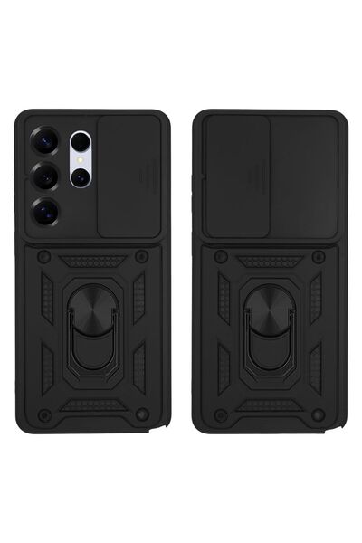 Sonique Θήκη Ring Armor CamPro για Samsung Galaxy S26 Ultra Μαύρο