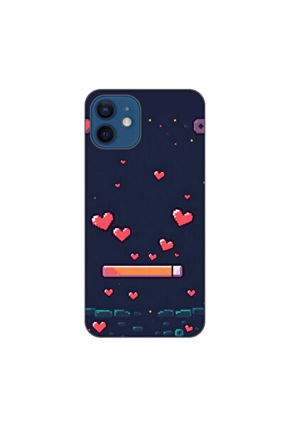 OEM Husa compatibila cu Apple iPhone 12 Silicon Gel Tpu Model Pixelated Healt...