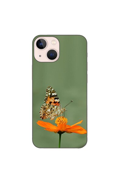 OEM Husa compatibila cu Apple iPhone 13 Mini Silicon Gel Tpu Model Fluture