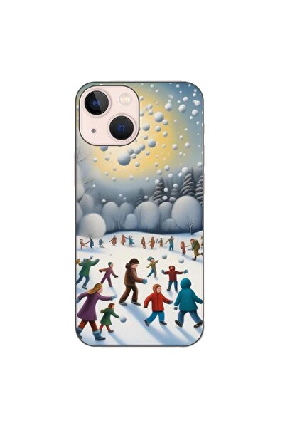 OEM Θήκη συμβατή με Apple iPhone 13 Mini, από σιλικόνη gel TPU, με σχέδιο παι...