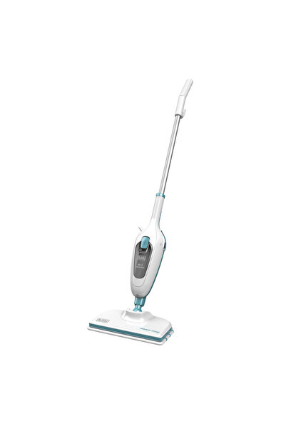 Black and Decker BLACK+DECKER Electric Steam Mop – 380 ml – 1300 W – White FS...