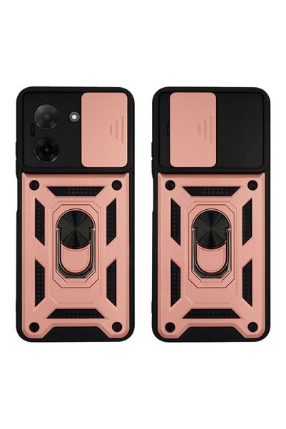 Sonique Θήκη Ring Armor CamPro για Xiaomi Redmi A5 4G (173.45mm) Ροζ Χρυσό