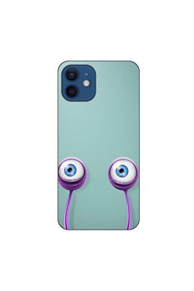 OEM Θήκη συμβατή με Apple iPhone 12 από Σιλικόνη Gel TPU με σχέδιο  "Μάτια Σα...