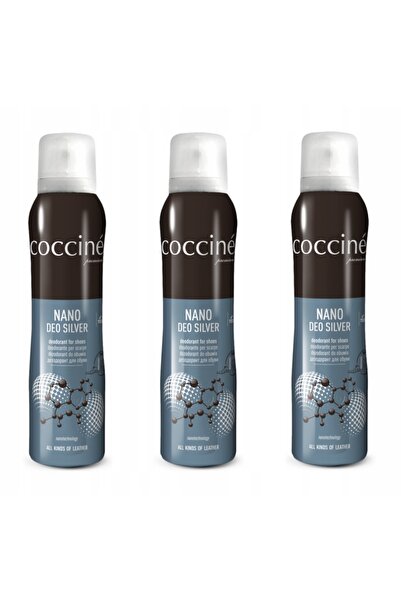 Coccine Set 3 deodorante incaltaminte Nano Deo Silver, Coccine, , 3 x 150 ml,...