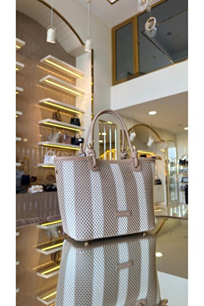 DUYGUSHOESBAG Imported Women's Long Strap Mesh Model Accessory Bag 7442