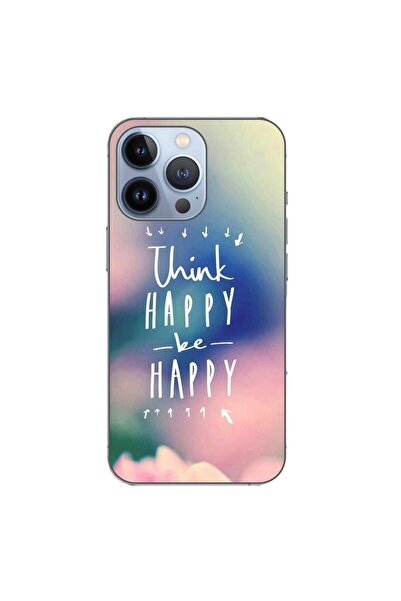 OEM Husa compatibila cu Apple iPhone 13 Pro Silicon Gel Tpu Model Think Positive