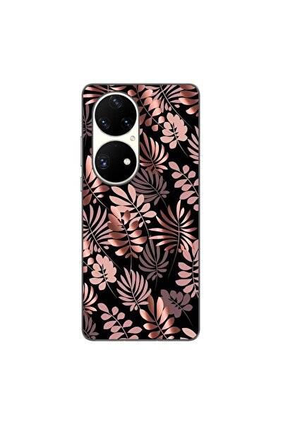 OEM Husa compatibila cu Huawei P50 Pro Silicon Gel Tpu Model Bronze Paradise