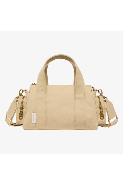 Calvin Klein Webbing Strap Canvas Pocket Kadın Haki Çapraz Çanta