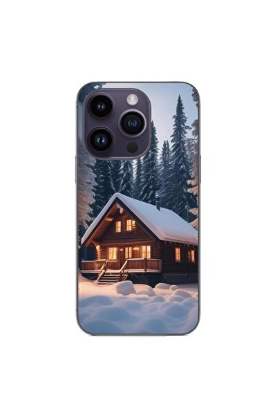 OEM Θήκη συμβατή με Apple iPhone 14 Pro από σιλικόνη gel TPU με σχέδιο χειμερ...