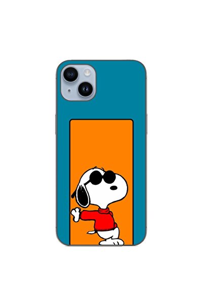 OEM Husa compatibila cu Apple iPhone 15 Plus Silicon Gel Tpu Model Snoopy